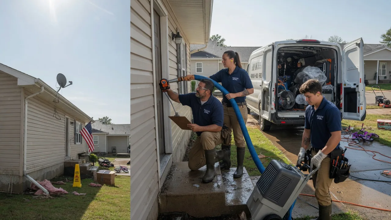 Ceiling Water Damage Restoration in New Hampshire, OH near me